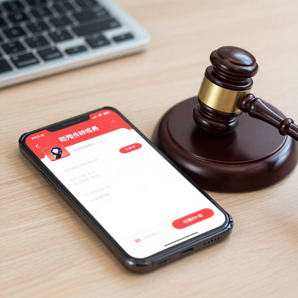 Legal gavel striking beside Taiwan sports lottery app on smartphone screen highlighting Criminal Code Article 266 exemption for authorized platforms in modern office setting