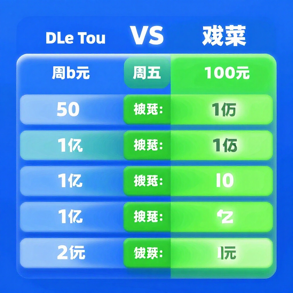 大樂透威力彩規格對比圖表,藍綠色調清楚標註投注金額、開獎時間與頭獎差異